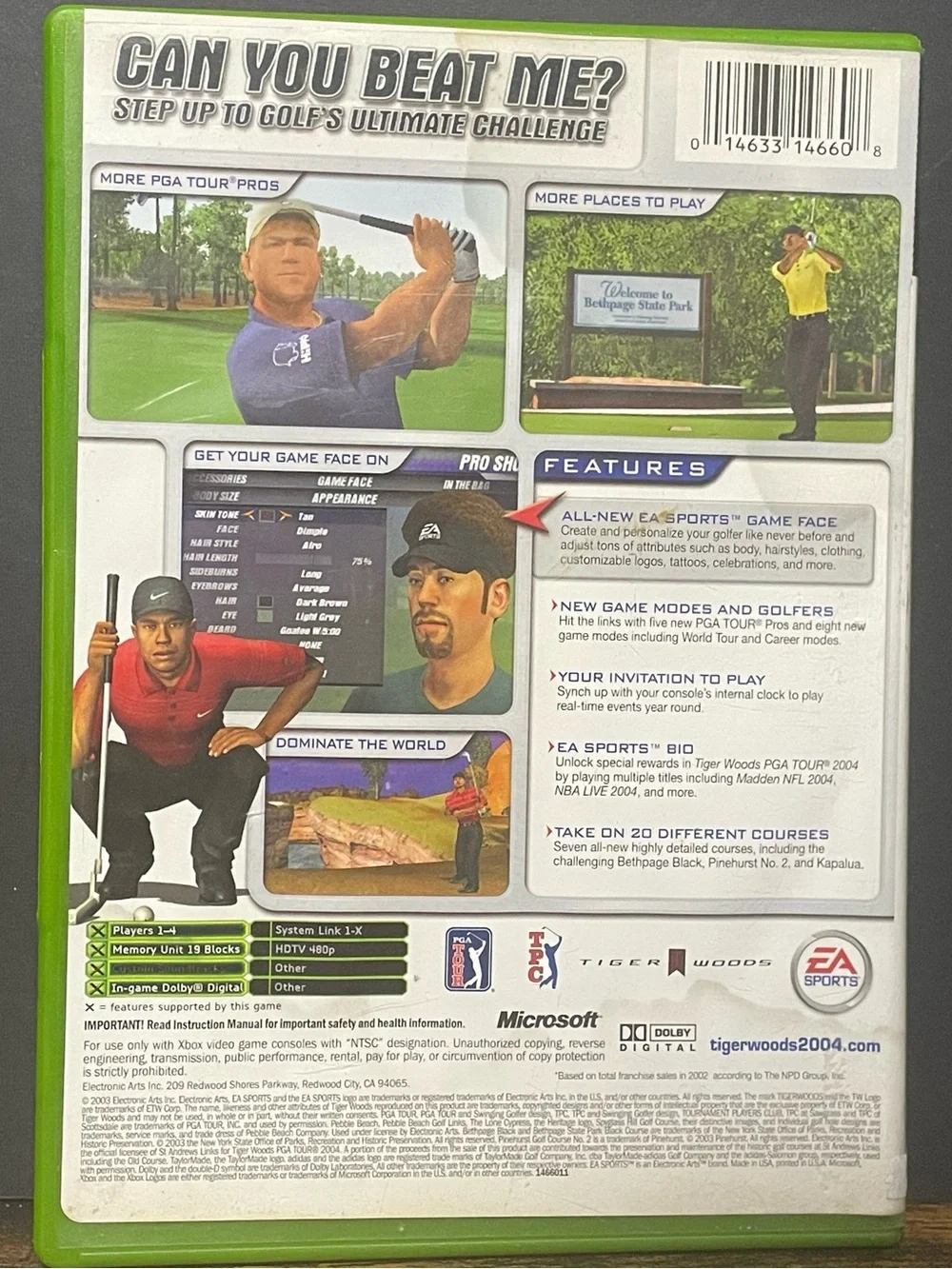 Tigerwoods PGA Tour 04-Xbox